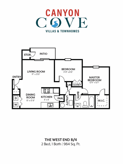 the west end floor plan  villas